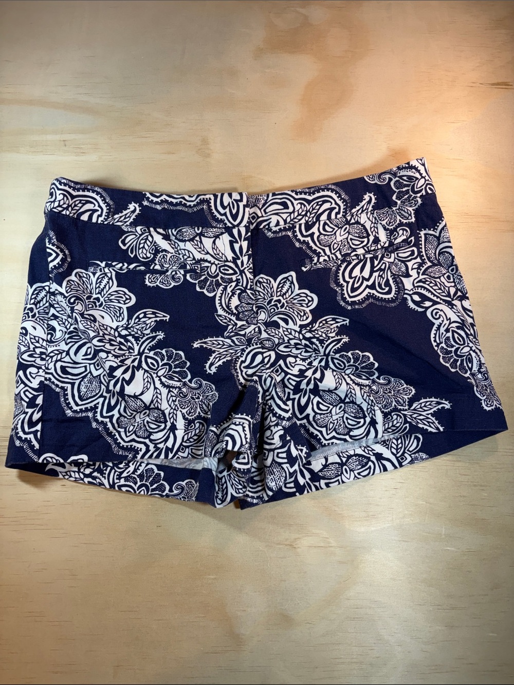 Dalia Collection Paisley Chino Shorts